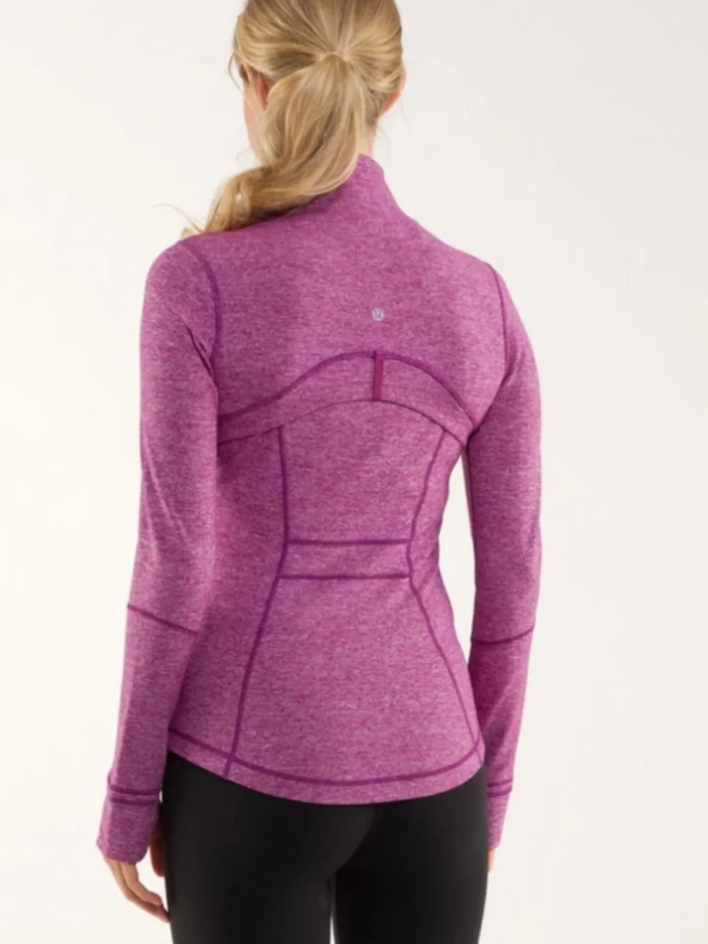 Lululemon Define Jacket W4557S Heathered Dew Berry - Size 10